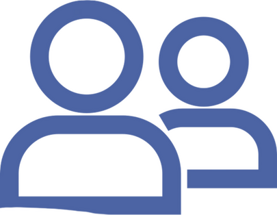 Icon of two people representing personalized 1-on-1 SAT and ACT tutoring